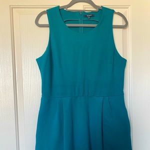 Madewell - Teal knee length dress